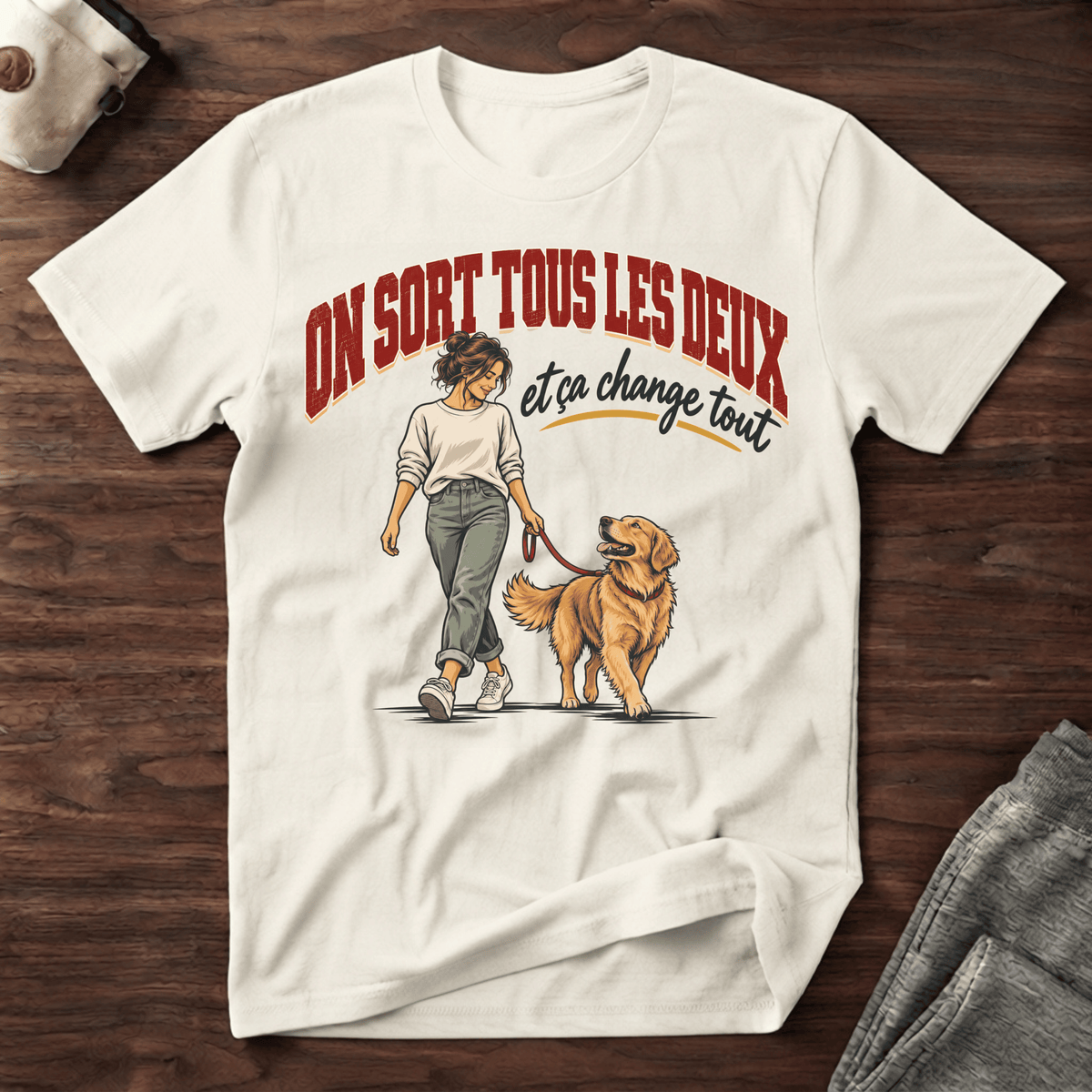 On sort tous les deux - T-Shirt