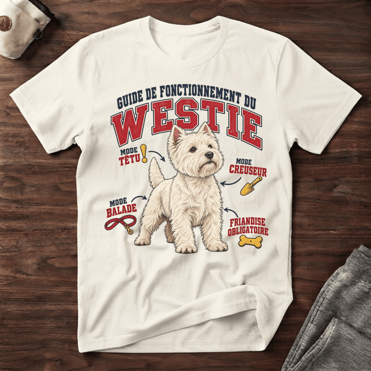 Guide de Fonctionnement du Westie - T-Shirt