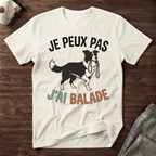 Je peux pas j'ai balade / Border Collie - T-Shirt