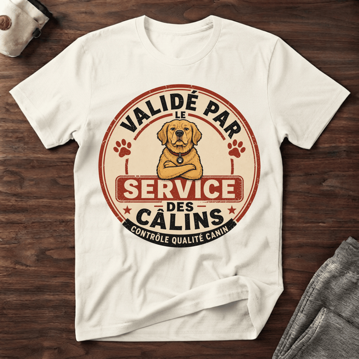 Validé par le service des câlins - T-Shirt