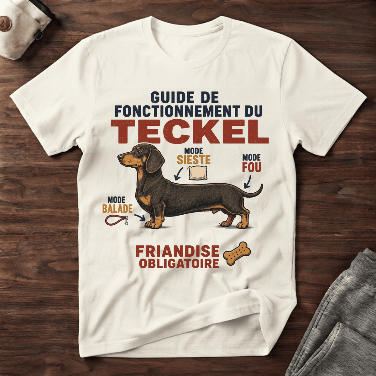 Guide de fonctionnement du TECKEL - T-Shirt