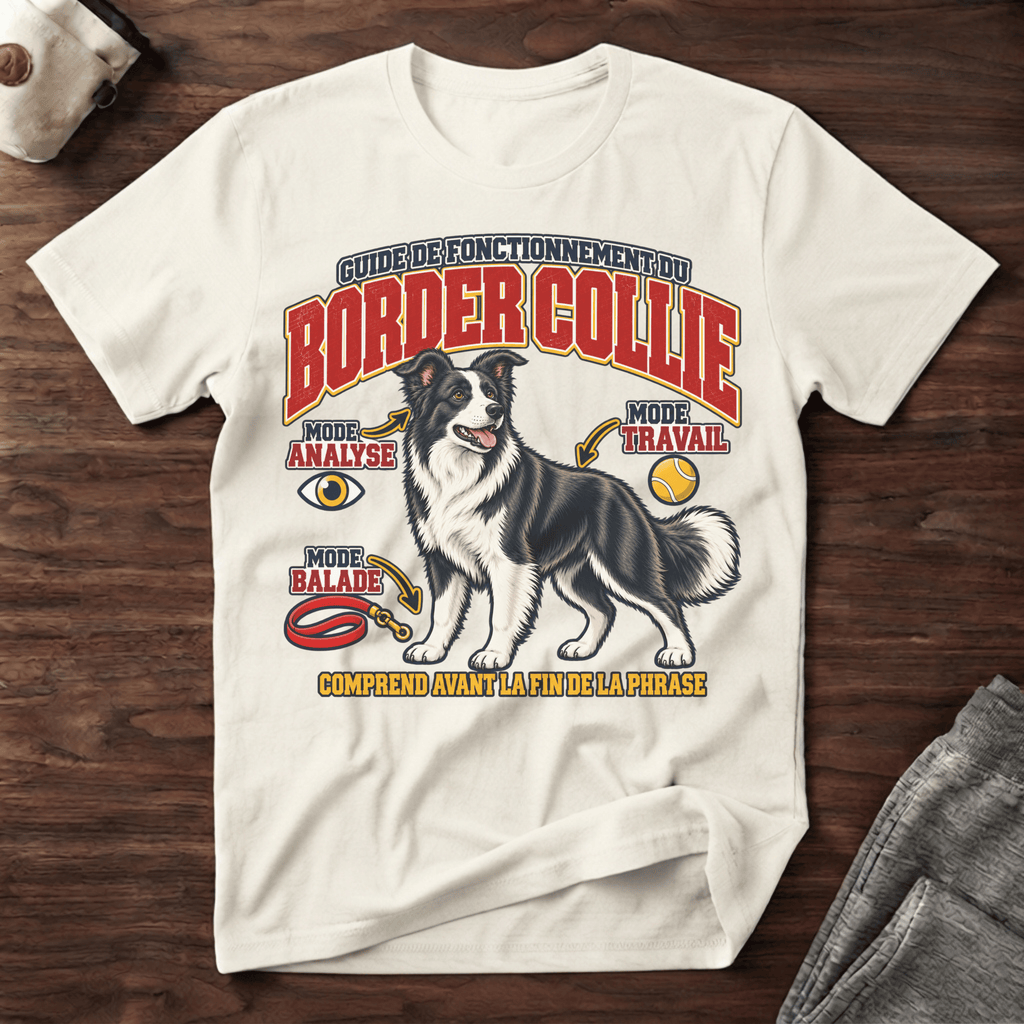 Guide de fonctionnement du Border Collie / Mode intelligence - T-Shirt