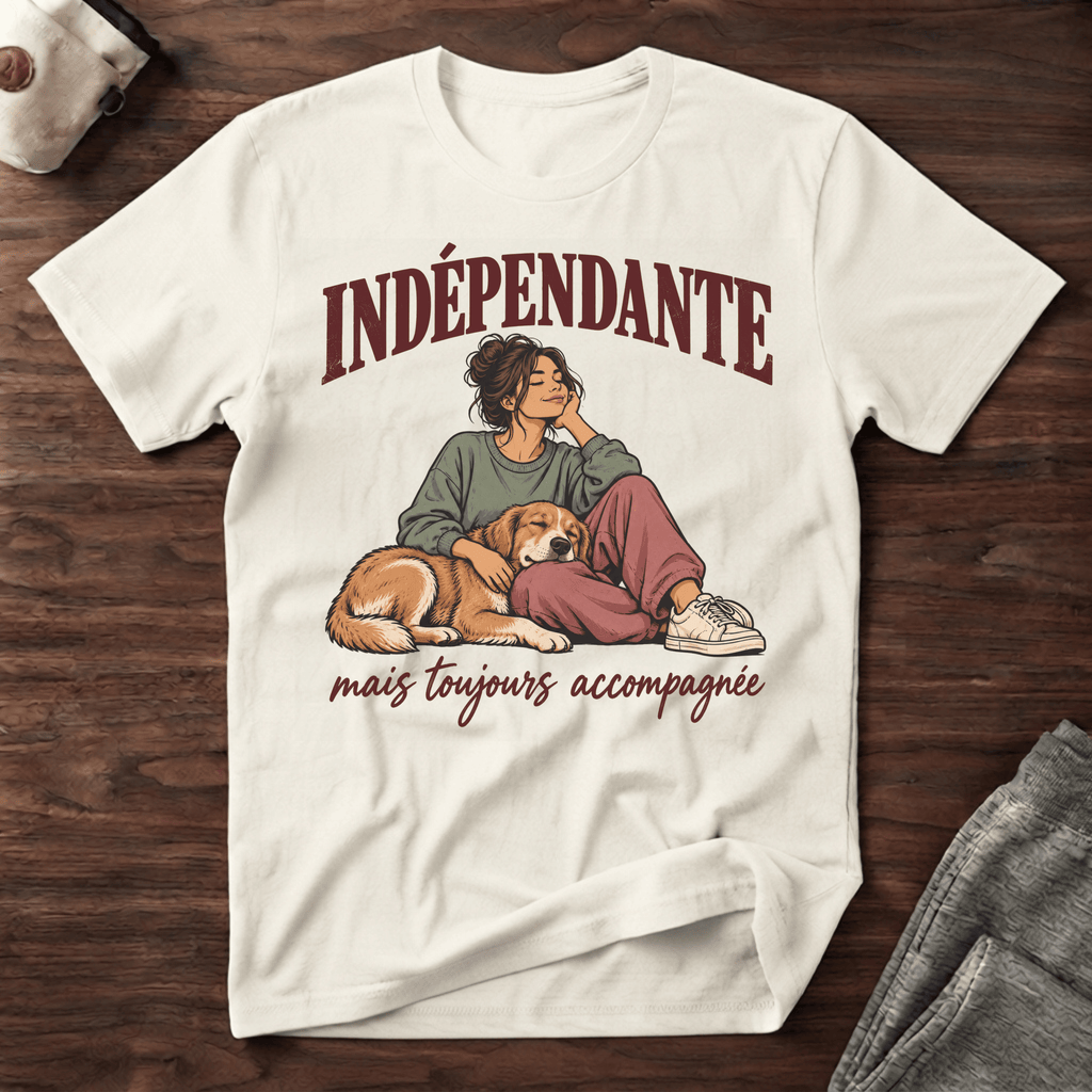 Indépendante mais toujours accompagnée - T-Shirt