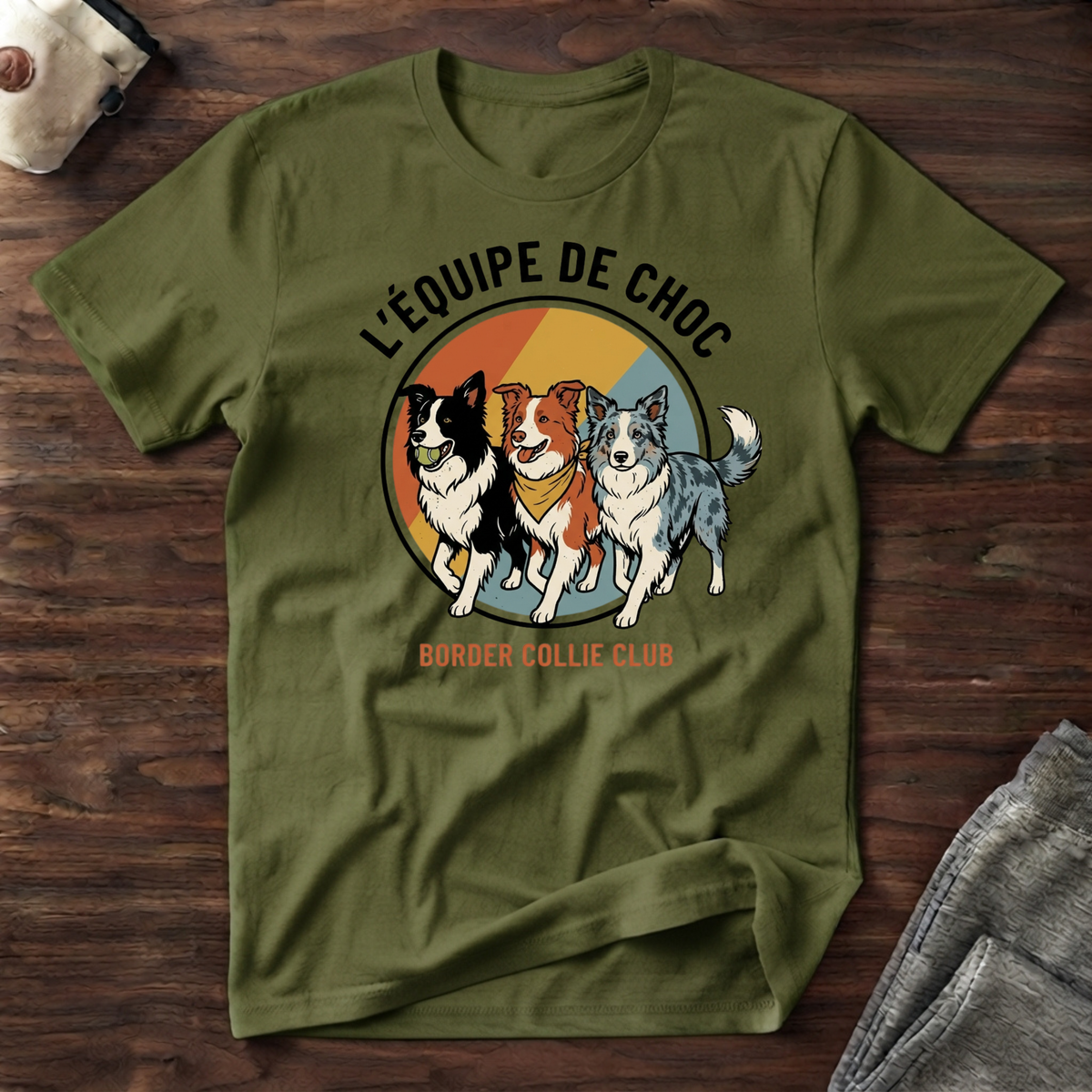 Border Collie Club / L'équipe de Choc - T-Shirt