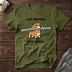 T-Shirt — C'est important, je la ramène