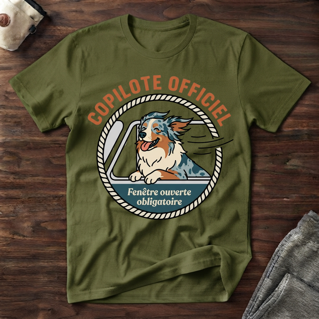T-Shirt — Copilote Officiel