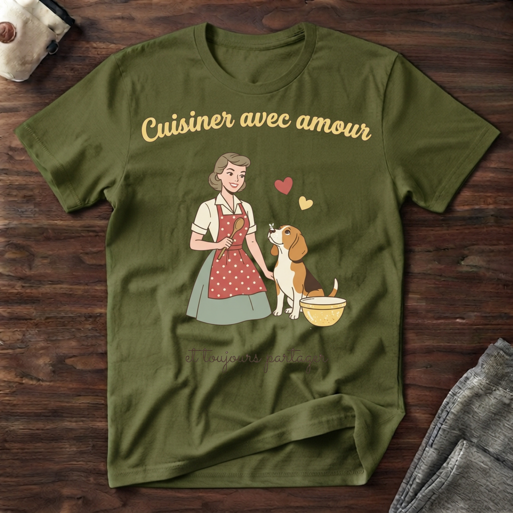 T-Shirt — Cuisiner avec amour