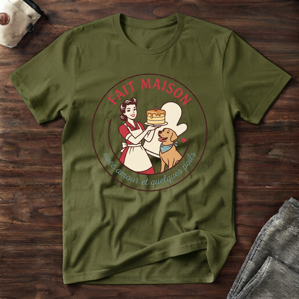 T-Shirt — Fait Maison, avec amour et quelques poils