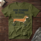 Fiche technique du teckel - T-Shirt