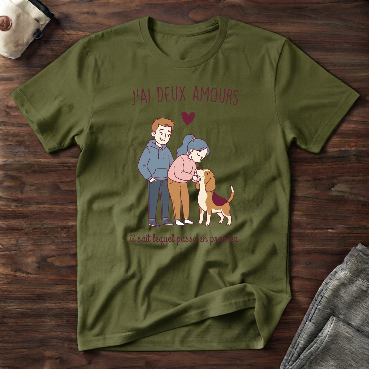 T-Shirt — J'ai Deux Amours...