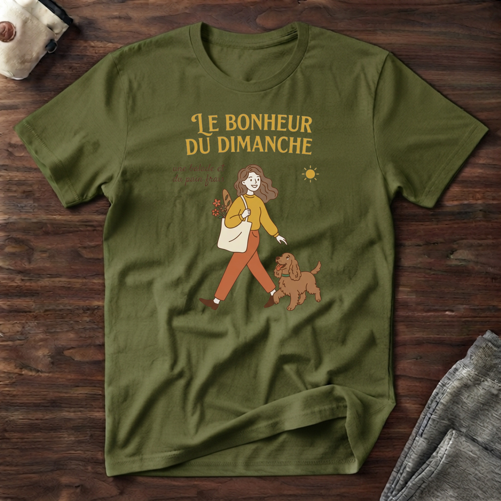 T-Shirt — Le bonheur du Dimanche...