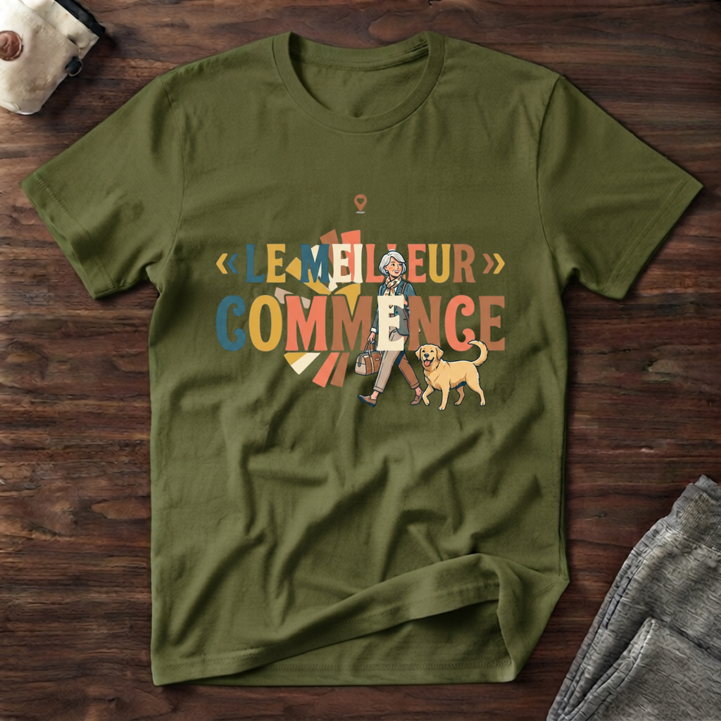 T-Shirt — Le meilleur commence