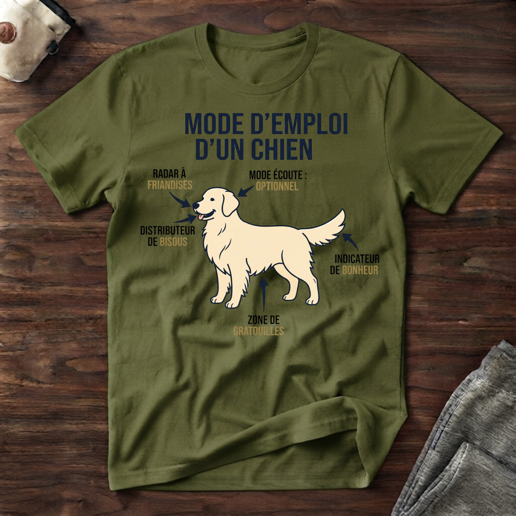 Mode d'emploi d'un chien - T-Shirt