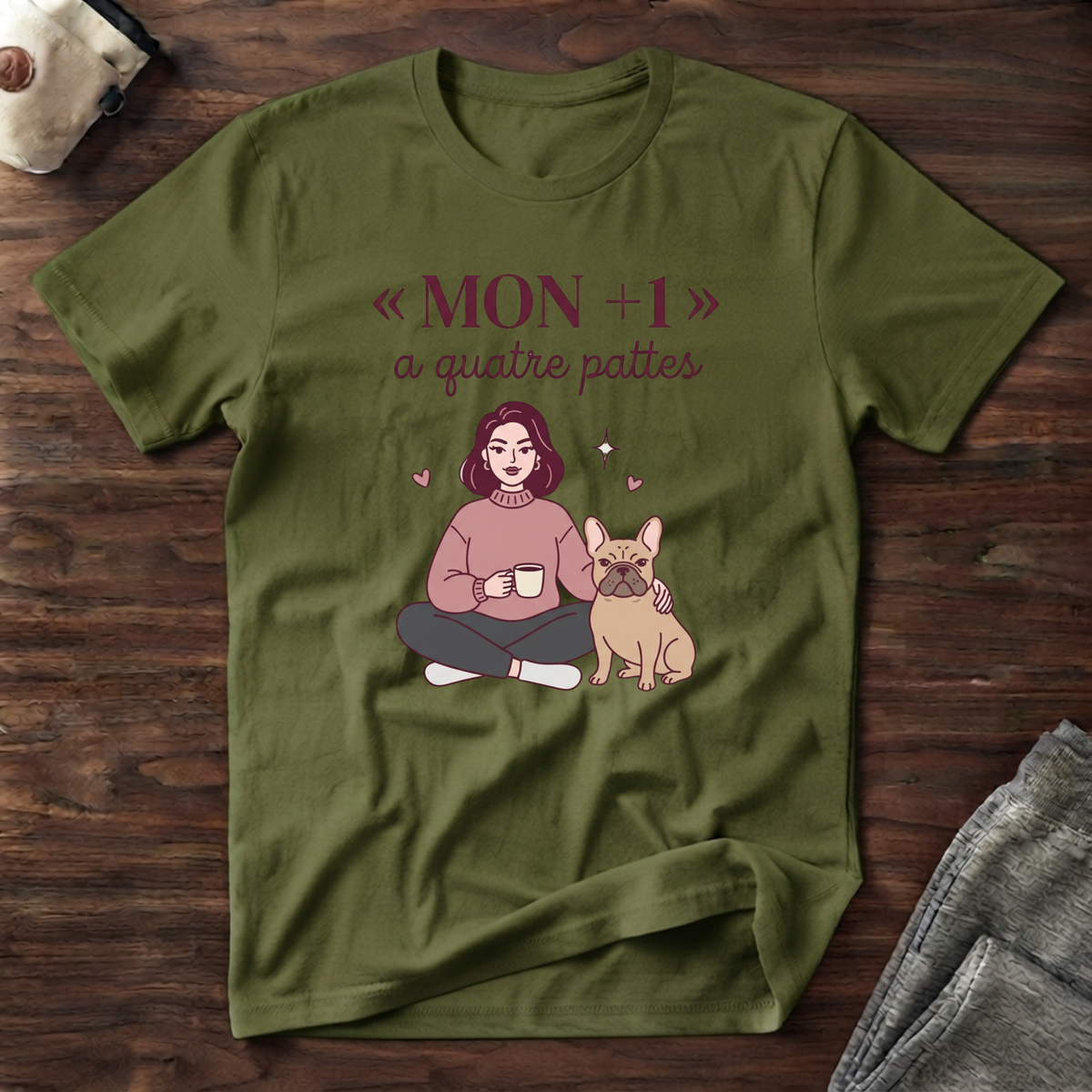 Mon +1 a quatre pattes - T-Shirt