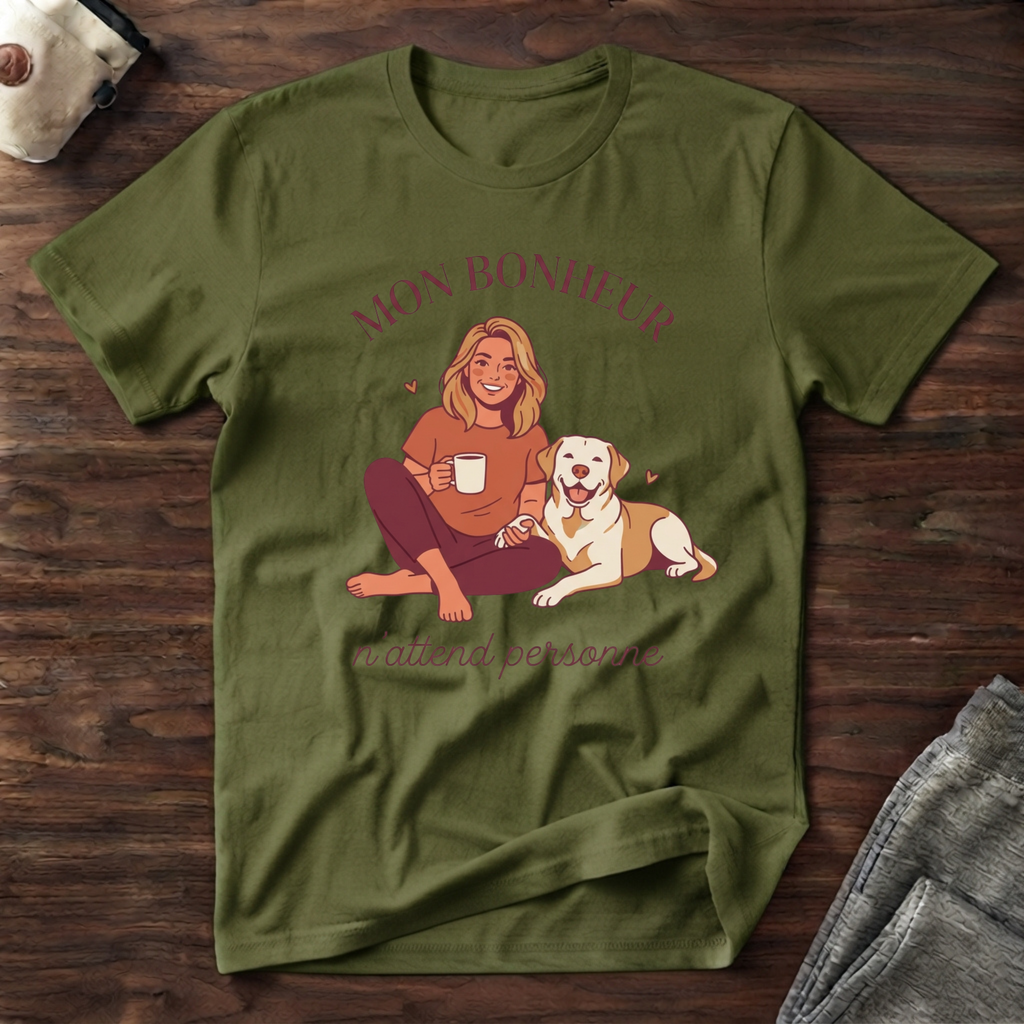 Mon bonheur n'attend personne - T-Shirt