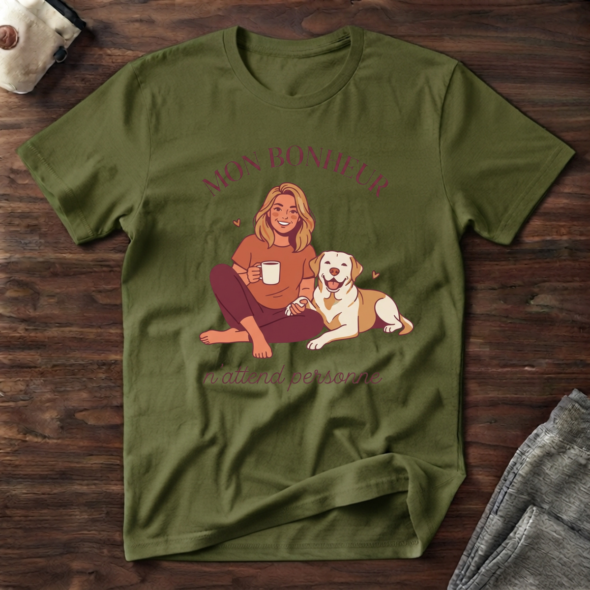 Mon bonheur n'attend personne - T-Shirt
