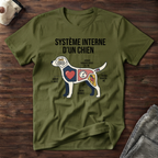 Système interne d'un chien - T-Shirt