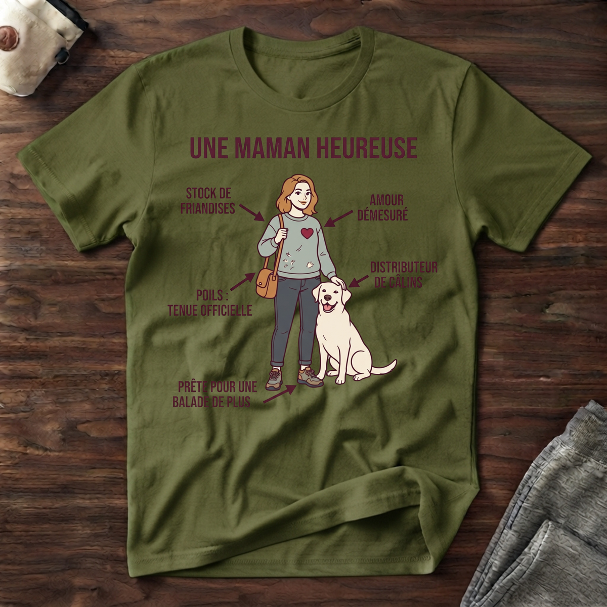 Une maman heureuse - T-Shirt