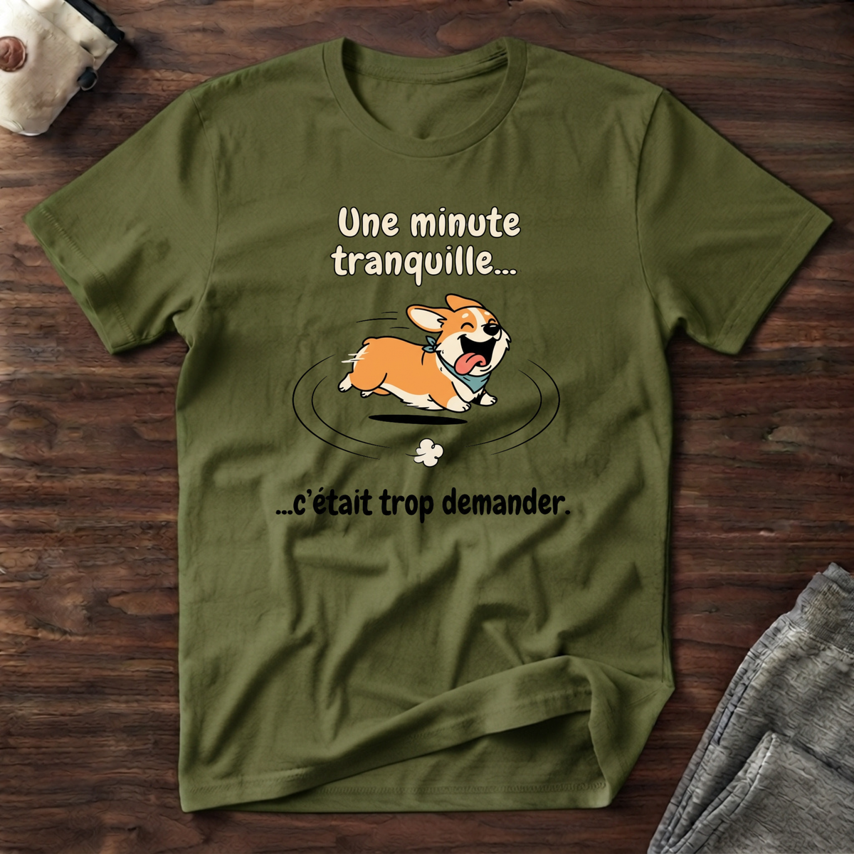 T-Shirt — Une minute tranquille... c'était trop demander