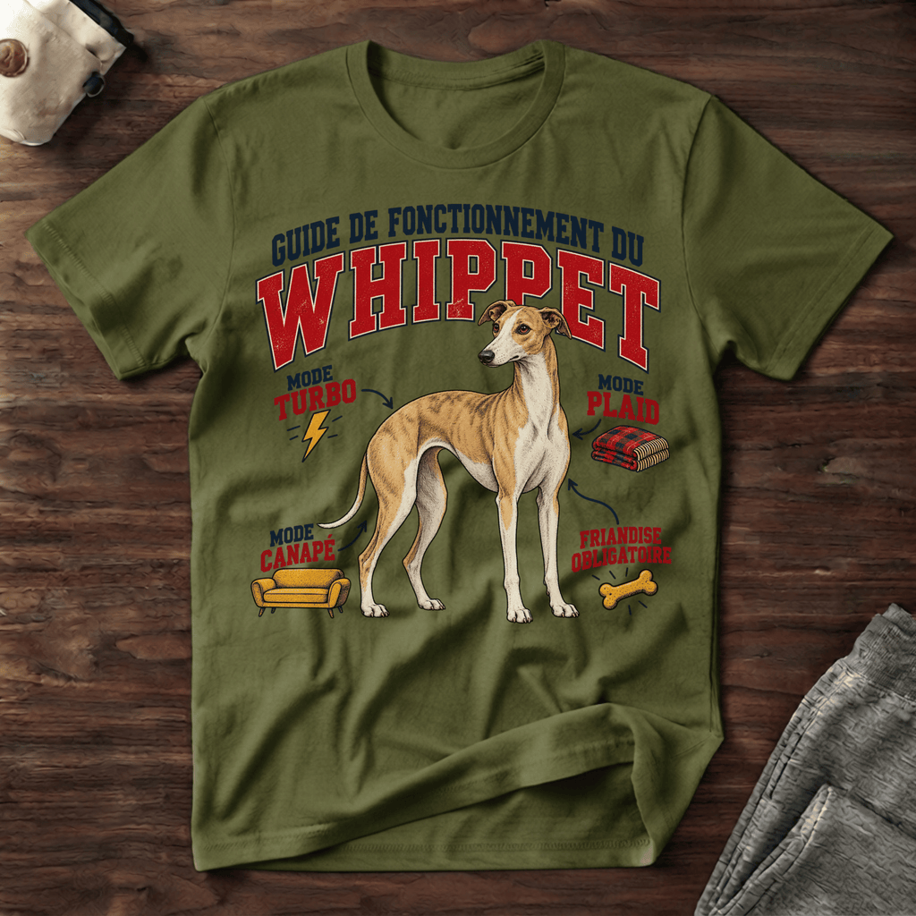 Guide de Fonctionnement du Whippet - T-Shirt
