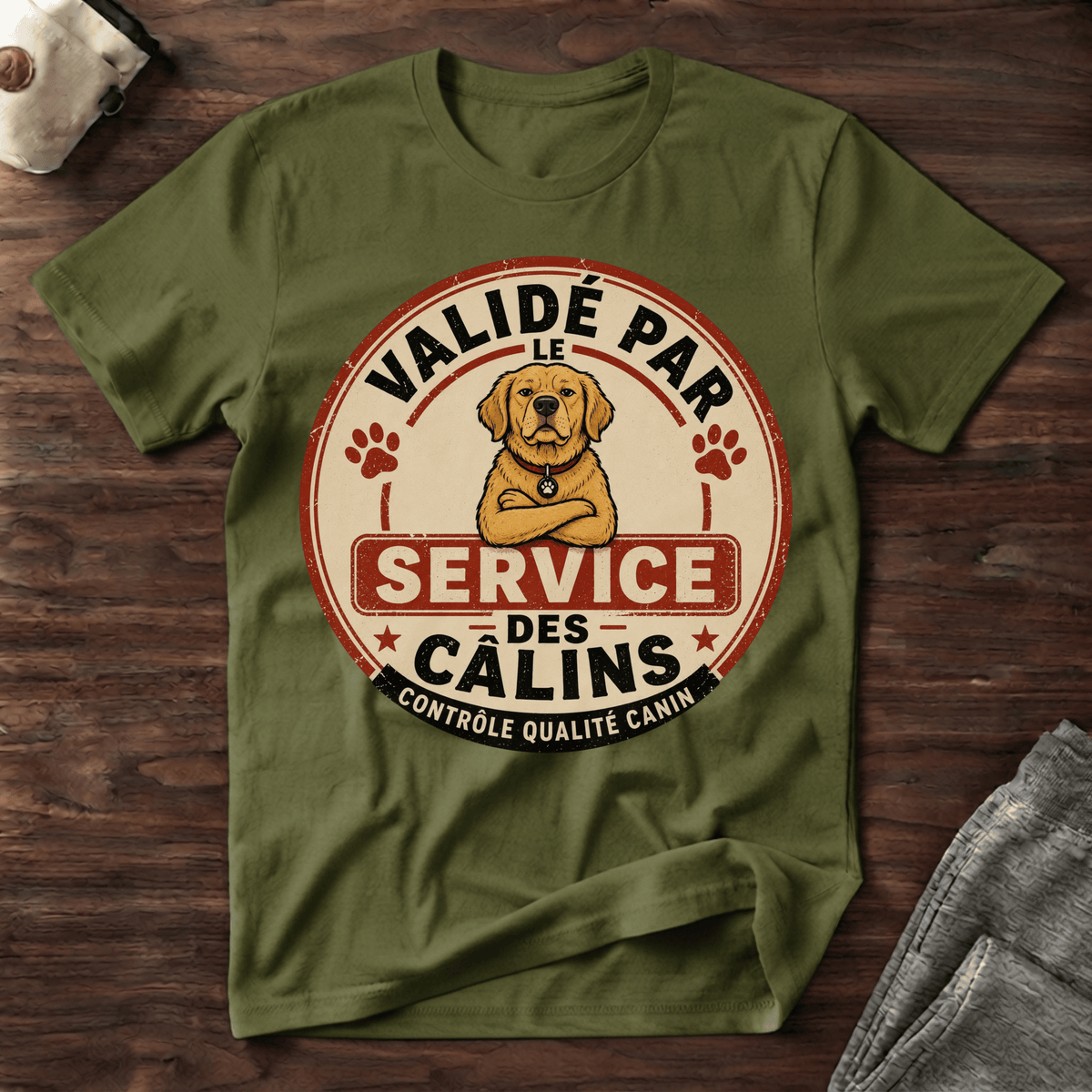 Validé par le service des câlins - T-Shirt