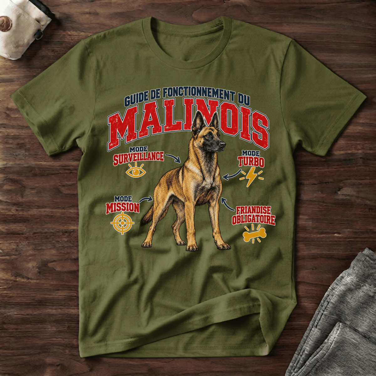 Guide de Fonctionnement du Malinois - T-Shirt