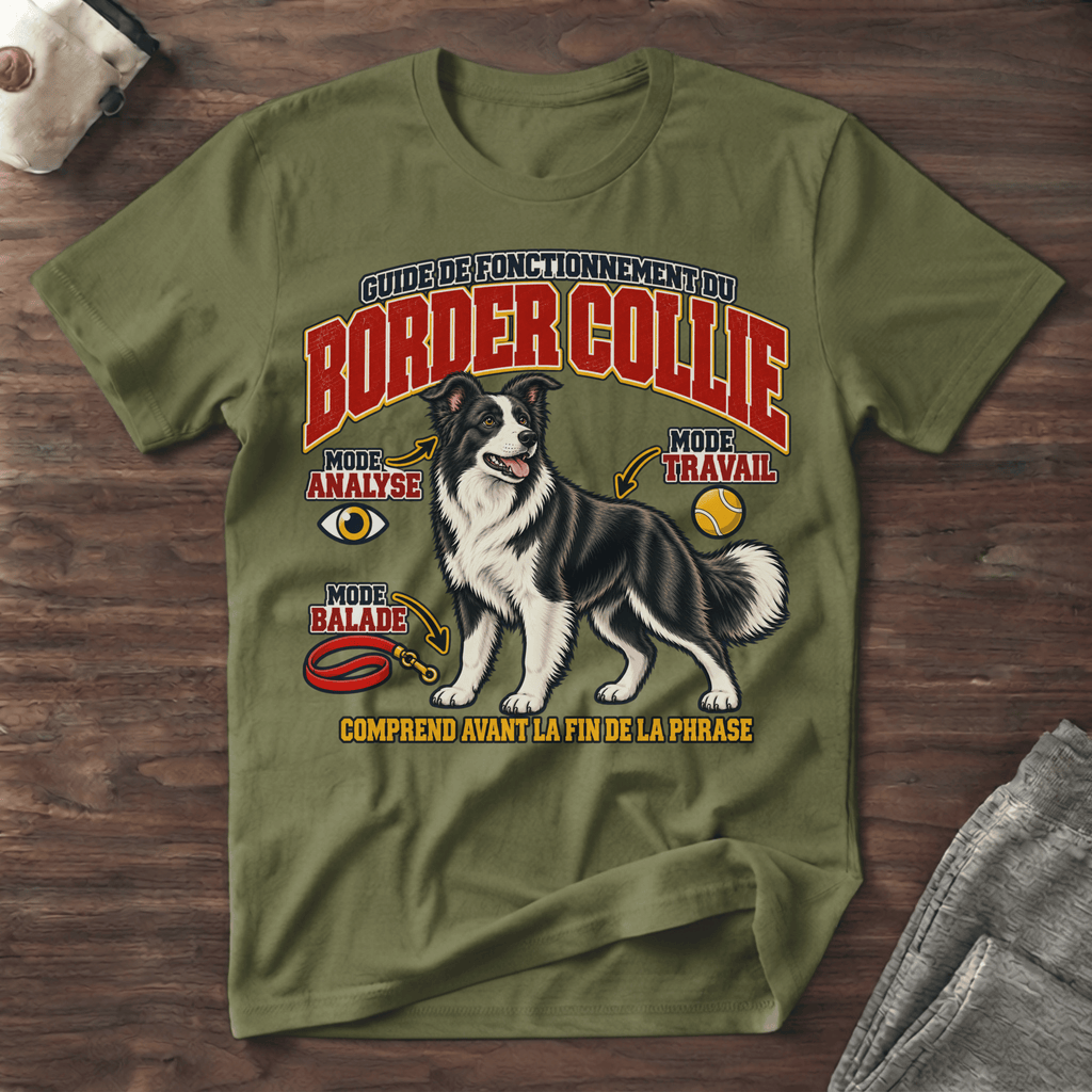 Guide de fonctionnement du Border Collie / Mode intelligence - T-Shirt