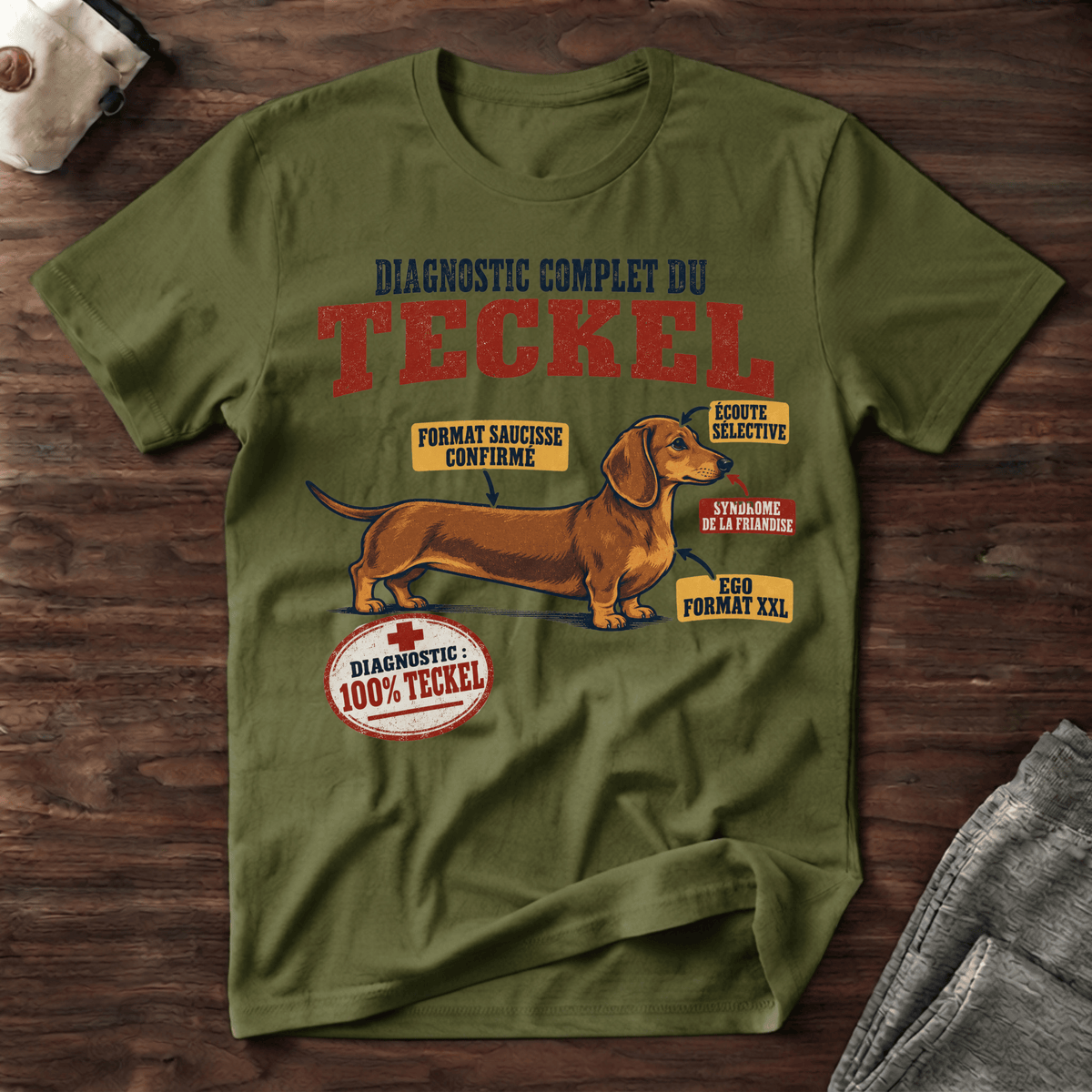 Diagnostic complet du teckel - T-Shirt