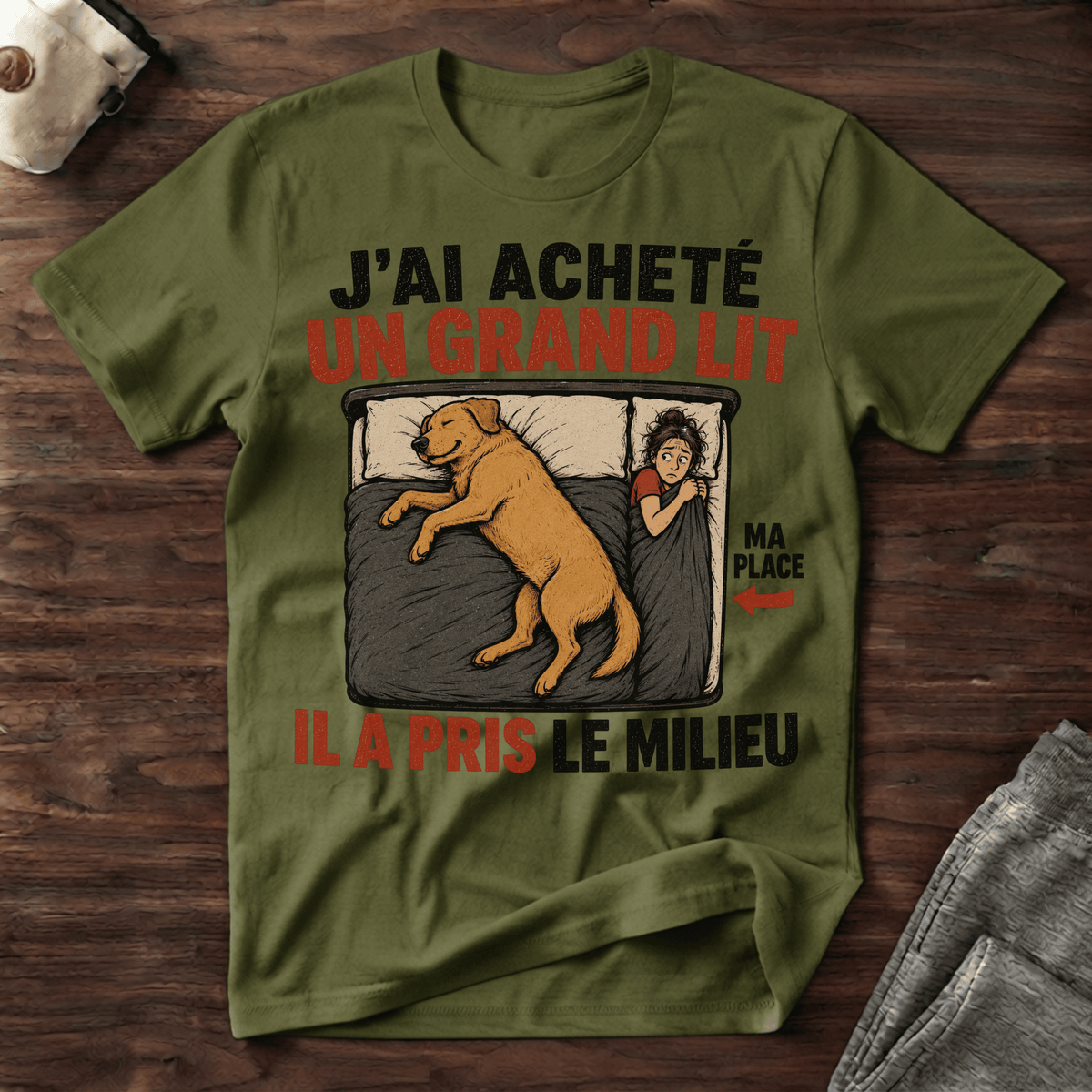 J'ai acheté un grand lit... - T-Shirt