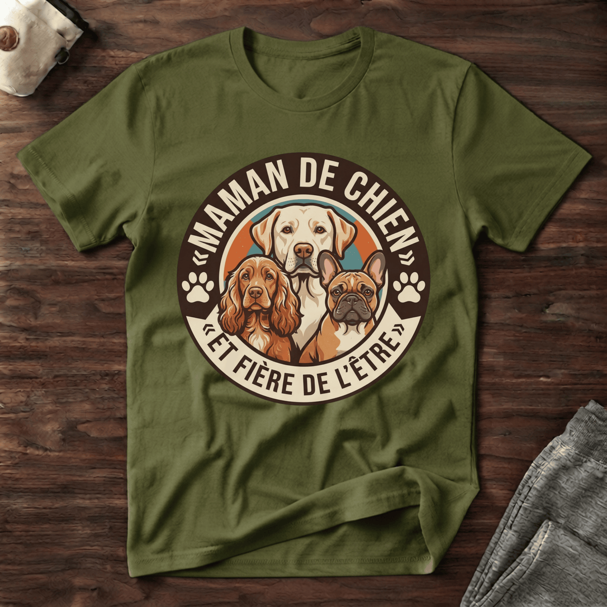 Maman de chien... - T-Shirt