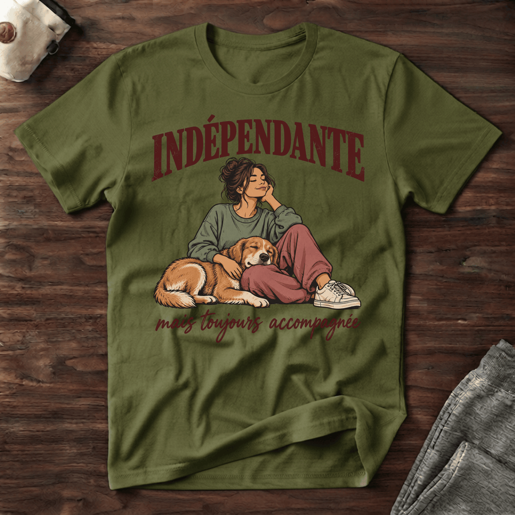 Indépendante mais toujours accompagnée - T-Shirt