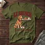 Le brunch, c'est aussi une affaire de chien - T-Shirt