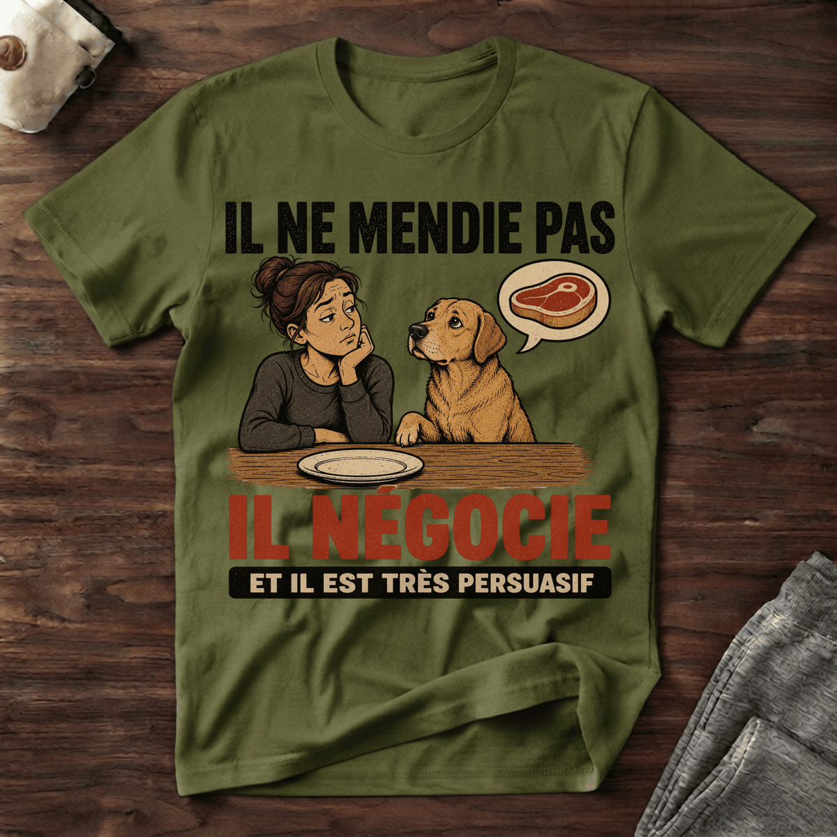 Il ne mendie pas... - T-Shirt