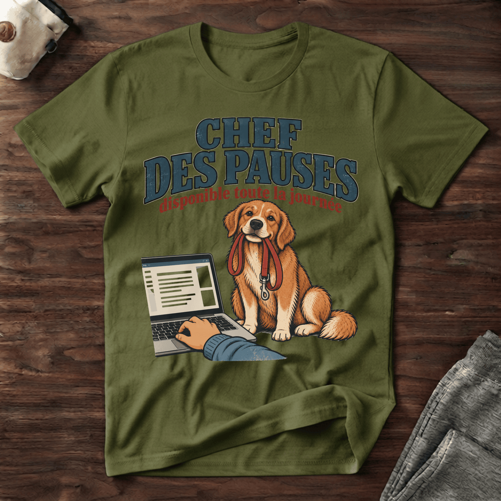 Chef des pauses - T-Shirt