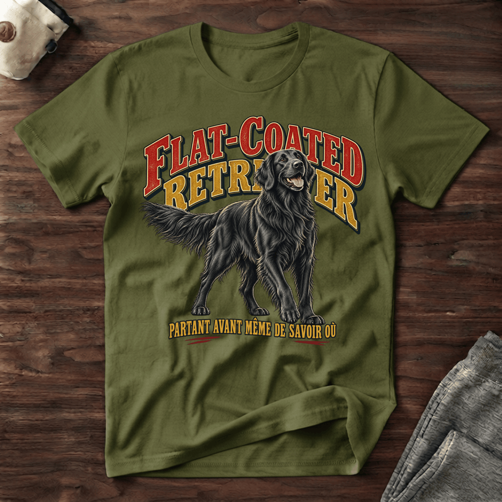 Flat-Coated Retriever - T-Shirt