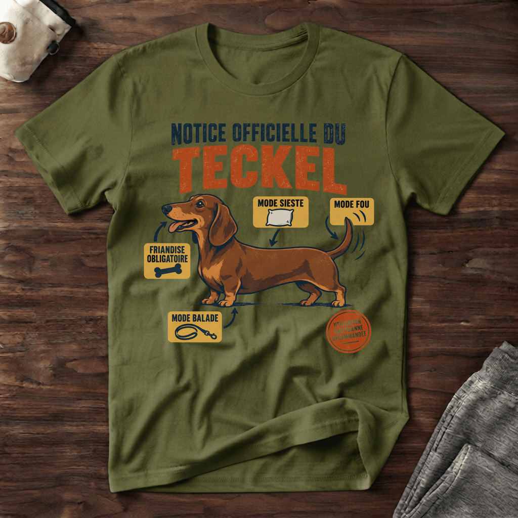 Notice officiel du Teckel - T-Shirt