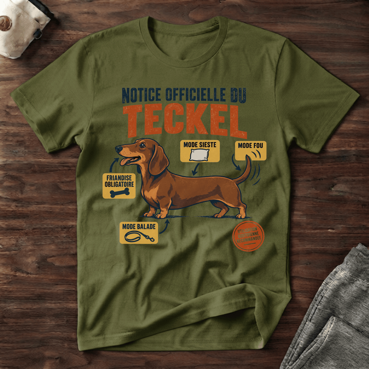 Notice officiel du Teckel - T-Shirt
