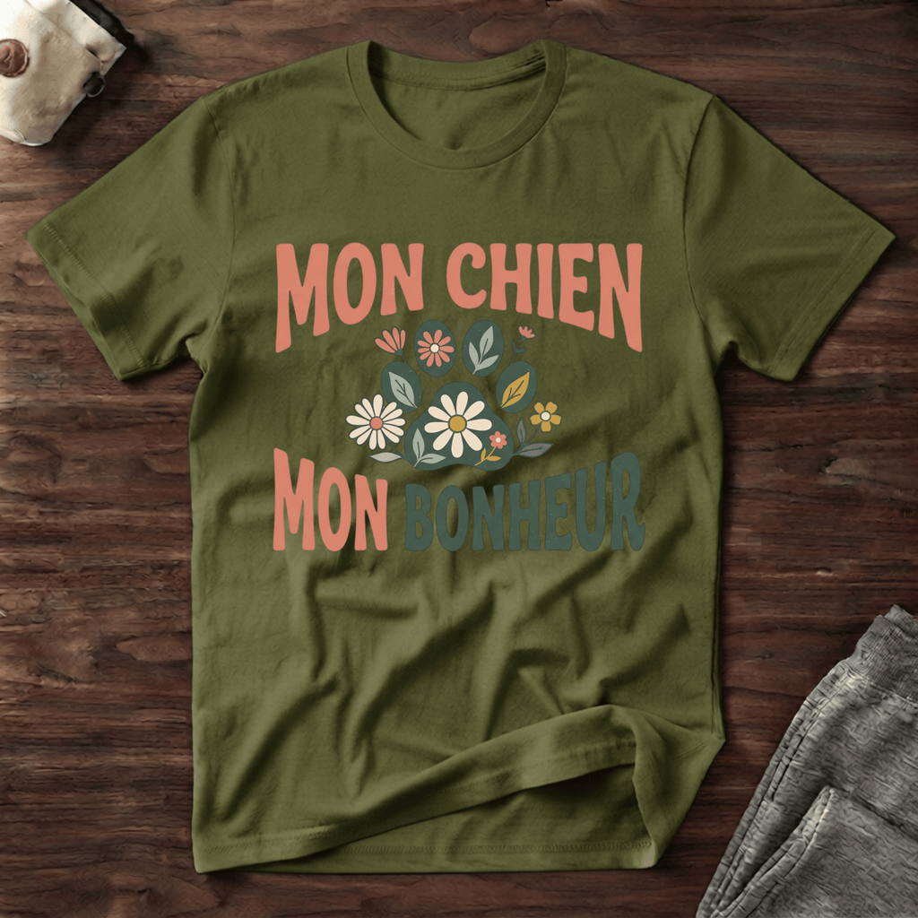 Mon chien / Mon bonheur - T-Shirt