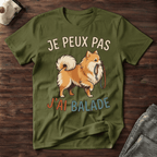 Je peux pas j'ai balade / Spitz Nain - T-Shirt