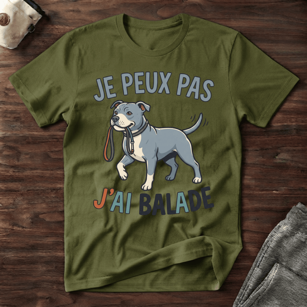 Je peux pas j'ai balade / Staffe - T-Shirt