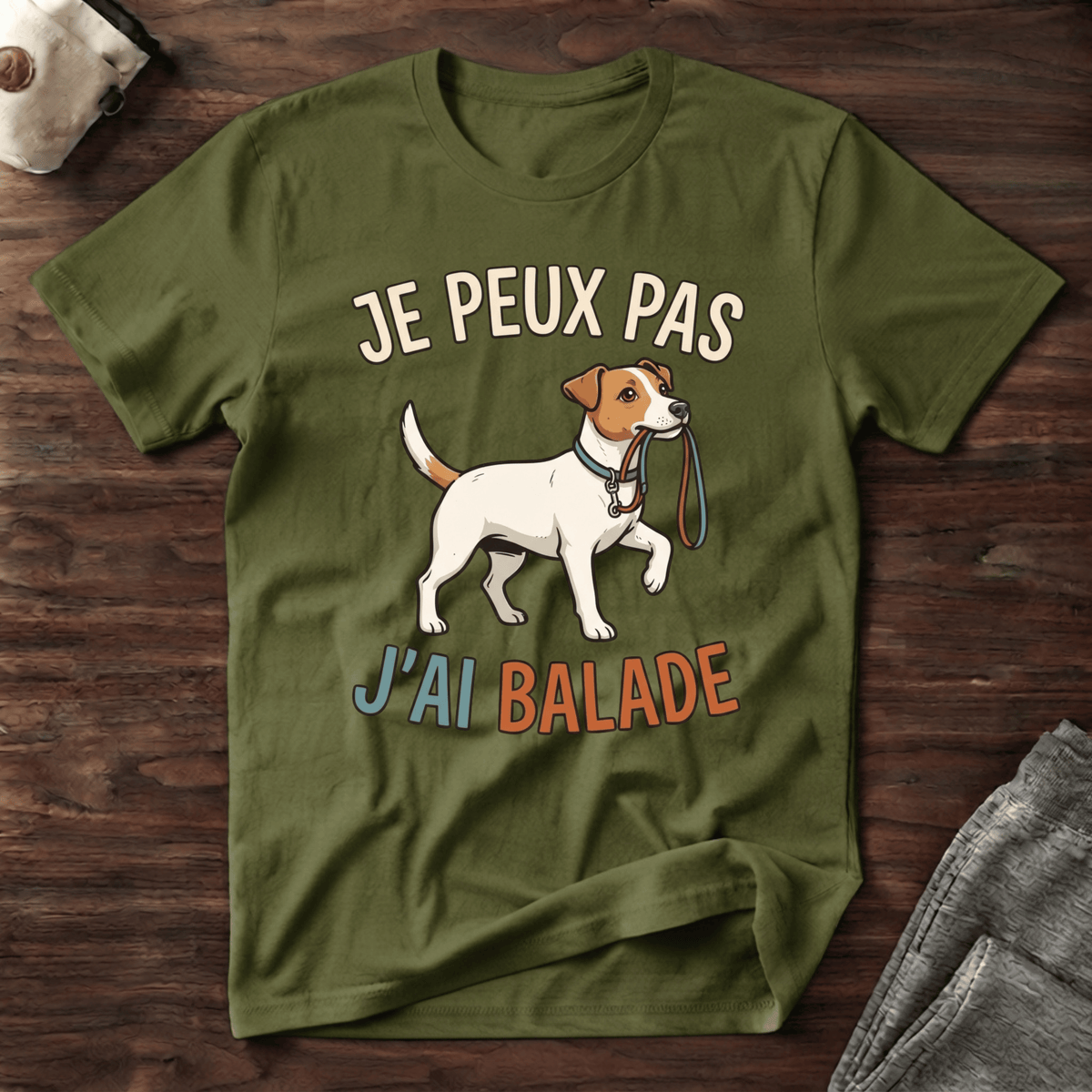 Je peux pas j'ai balade / Jack Russel - T-Shirt