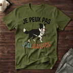 Je peux pas j'ai balade / Border Collie - T-Shirt