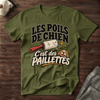 Les poils de chien, c'est des paillettes - T-Shirt