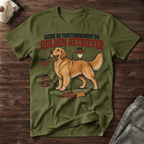 Guide de fonctionnement du Golden Retriever - T-Shirt