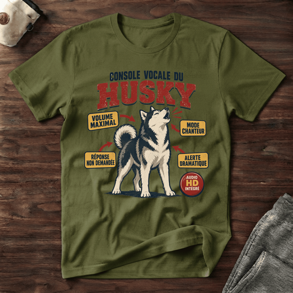 Console vocale du Husky - T-Shirt