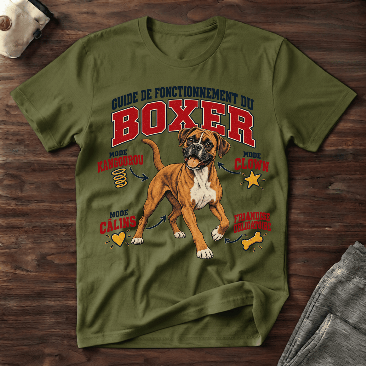 Guide de Fonctionnement du Boxer - T-Shirt