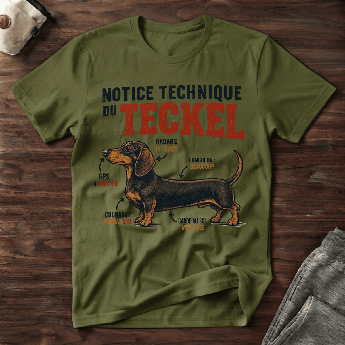 Notice technique du TECKEL - T-Shirt