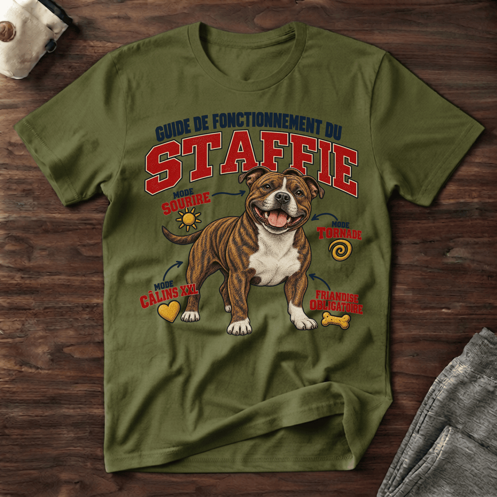 Guide de Fonctionnement du Staffie - T-Shirt