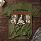 Centre de commandement du border collie - T-Shirt