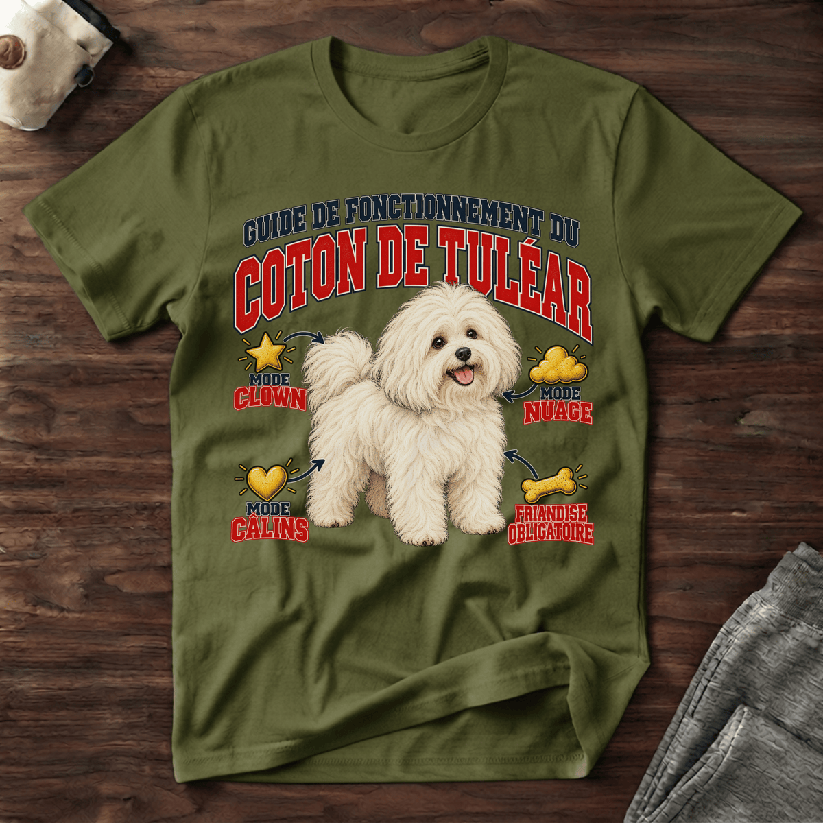 Guide de Fonctionnement du Coton de Tuléar - T-Shirt